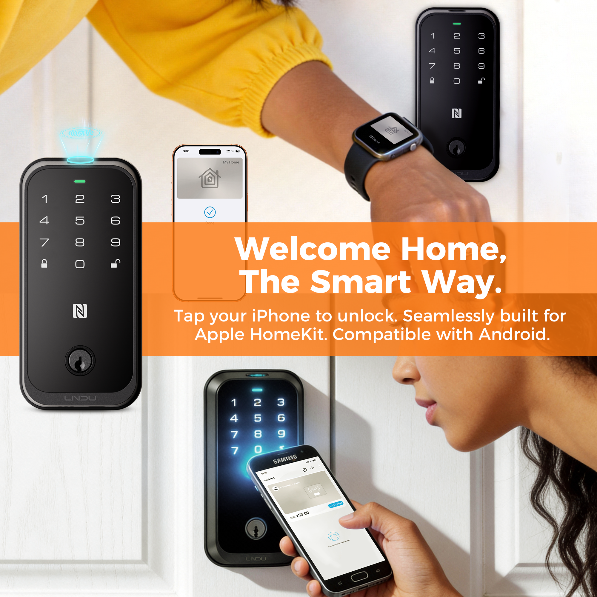 LNDU HK01W HomeKit Smart Lock