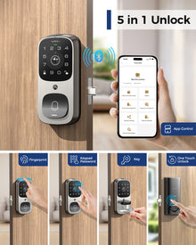 LNDU AL502 Smart Lock with Camera