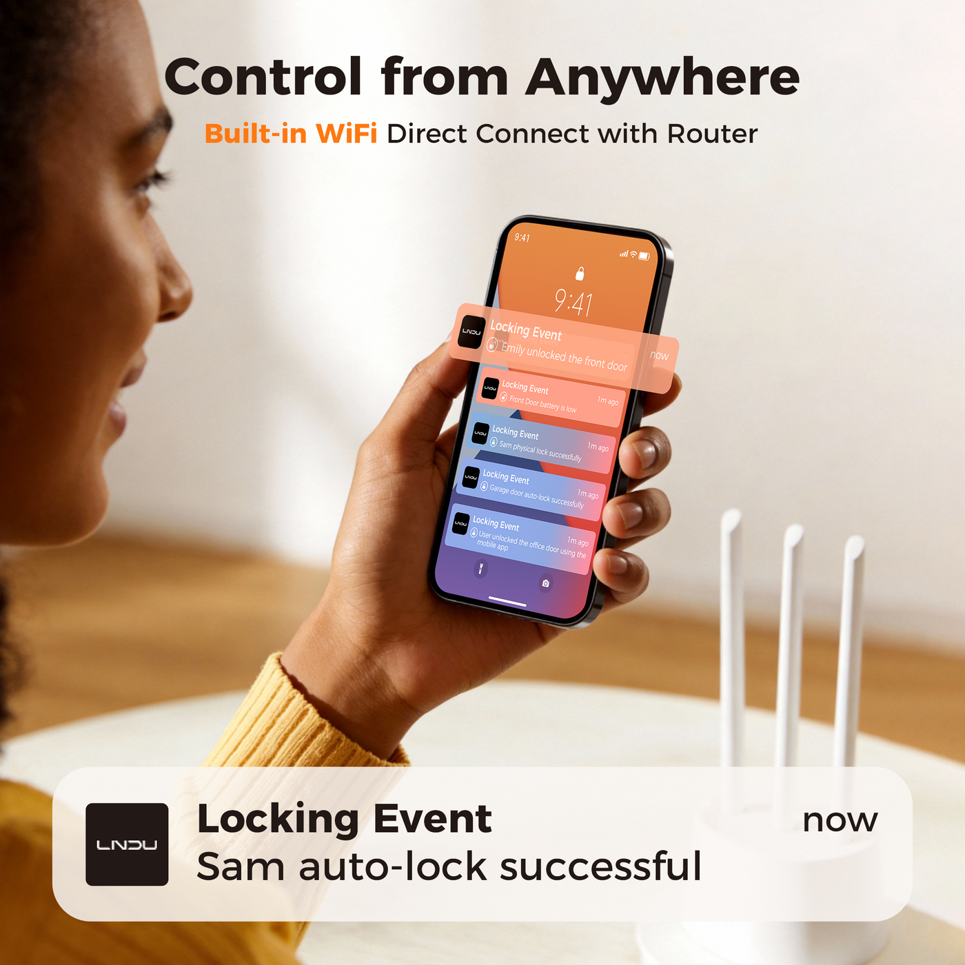 LNDU HK01W HomeKit Smart Lock