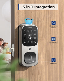 LNDU AL502 Smart Lock with Camera