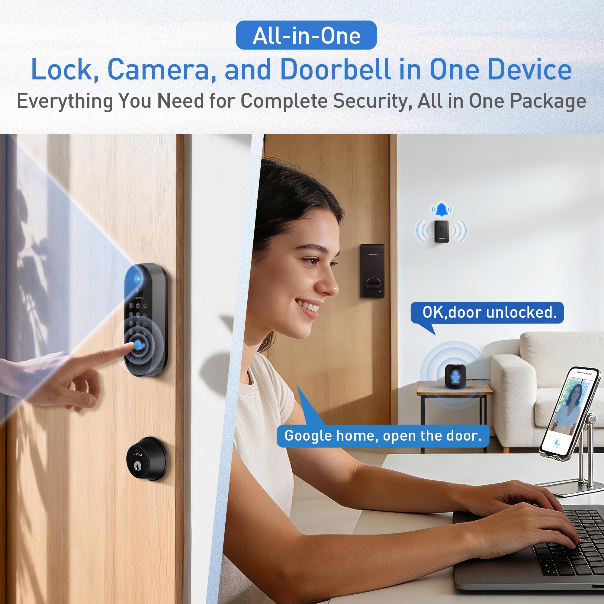 LNDU DL100 Video Door Lock