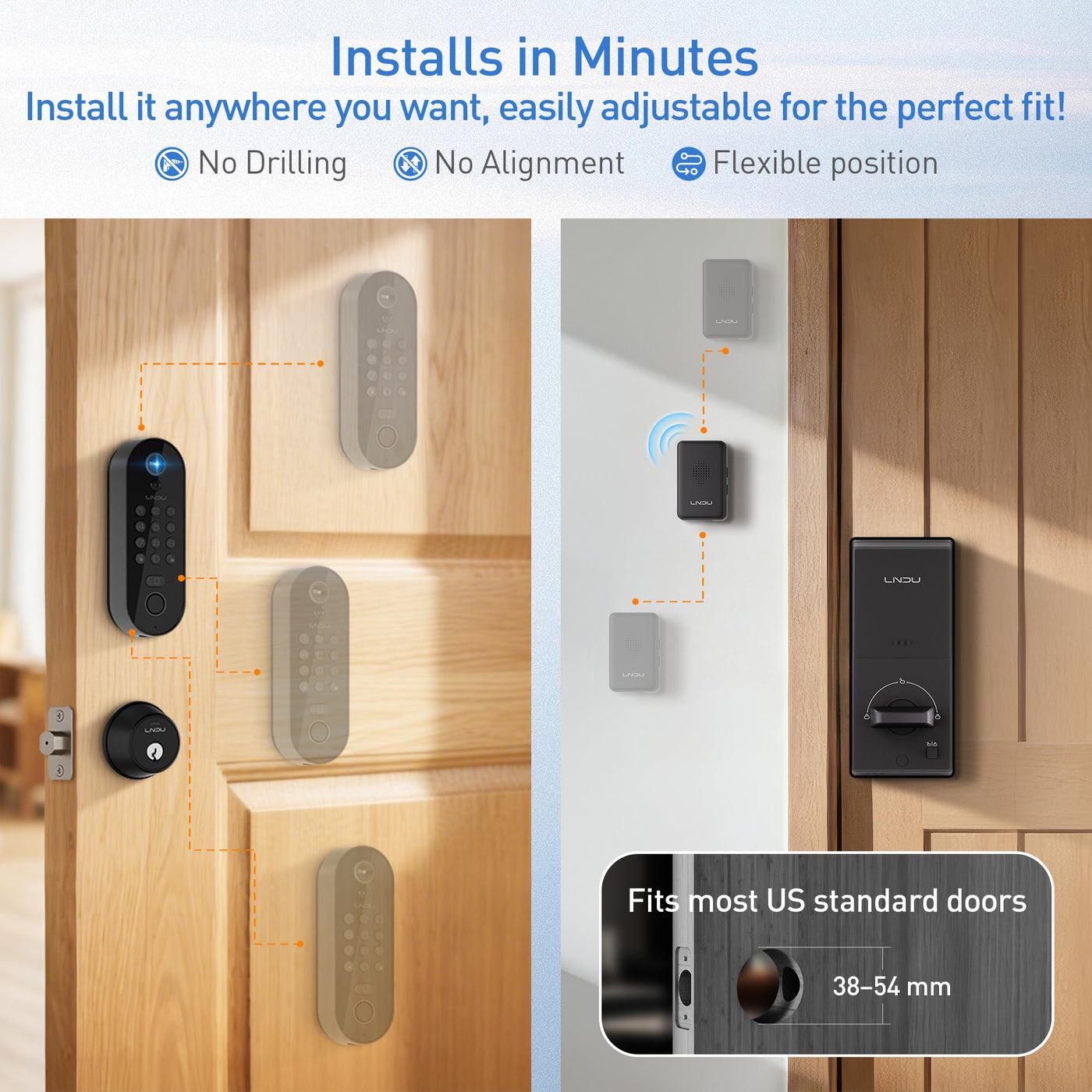 LNDU DL100 Video Door Lock
